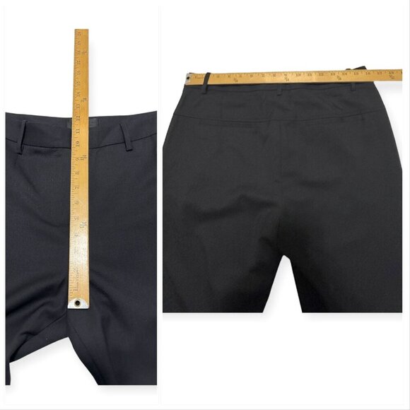 NILI LOTAN Tel Aviv Wool-blend Twill Straight-leg Pants In Black, Size 10, Nwt - Picture 13 of 15